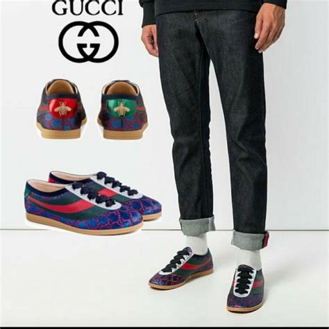 mens gucci gg falacer lurex size 11|Buy Gucci Falacer Lurex GG 'Blue' .